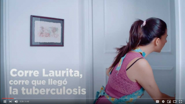 Corre Laurita, corre que llegó la tuberculosis